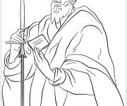 Coloriage Peinture de saint Auguste
