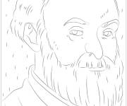 Coloriage Portrait de Paul C&eacute;zanne