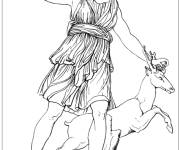 Coloriage Tableau Artemis