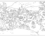 Coloriage Tableau Attrape R&ecirc;ves Arbre De Vie
