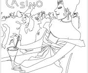 Coloriage Tableau Casino Od&eacute;on par Toulouse Lautrec