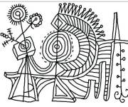Coloriage Tableau C&eacute;l&egrave;bre