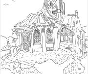 Coloriage Tableau c&eacute;l&egrave;bre &agrave; colori