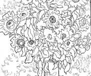 Coloriage Tableau c&eacute;l&egrave;bre Nature morte