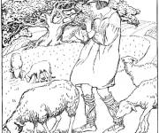 Coloriage Tableau de Berger