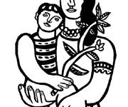 Coloriage Tableau de Fernand leger
