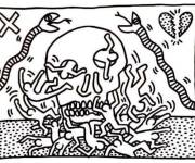 Coloriage Tableau de Haring Keith