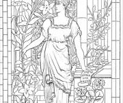 Coloriage Tableau de Rome antique
