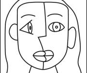 Coloriage et dessins gratuit Tableau de Salvador à imprimer