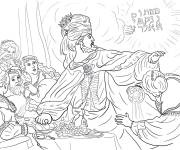 Coloriage Tableau du prince arabe