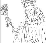 Coloriage Tableau Flore de Rembrandt