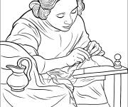 Coloriage Tableau Johannes Vermeer