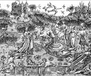 Coloriage Tableau Le Grand Jardin d'amour