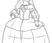 Coloriage Tableau Les M&eacute;nines de V&eacute;lasquez
