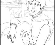 Coloriage Tableau Lily de Gerda Webener