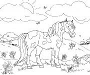 Coloriage Animaux  Mignon facile