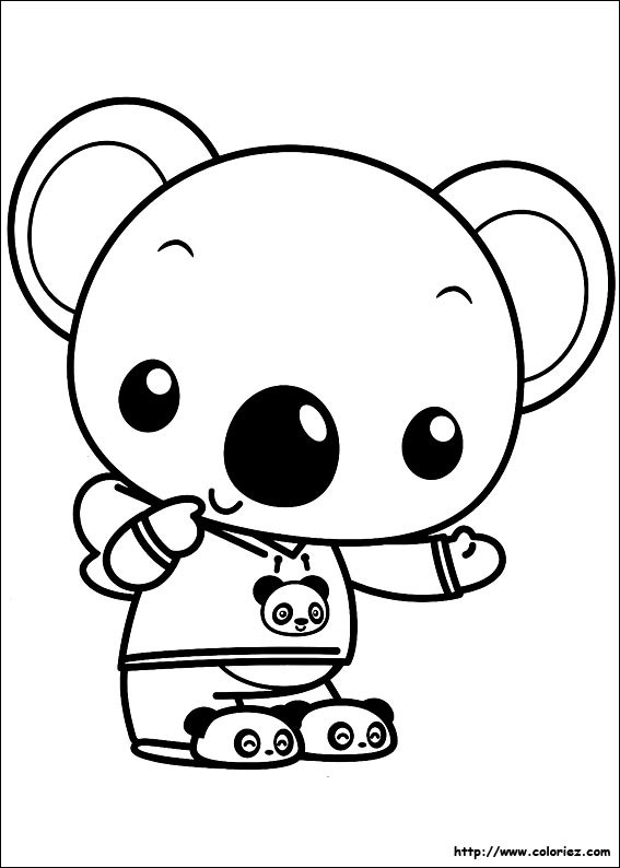 Coloriage Bébé Koala Trop Mignon à Décorer