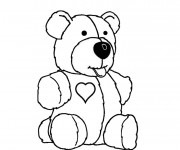 Coloriage Peluche Trop Mignonne