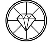Coloriage Diamond en vitrail