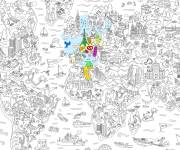 Coloriage et dessins gratuit G&eacute;ant Atlas Xxl à imprimer