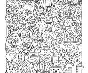 Coloriage Plusieurs parties Xxl pour les petits