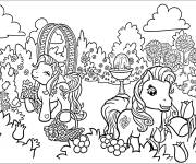 Coloriage Poney Xxl