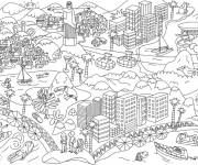 Coloriage et dessins gratuit Rio De Janeiro Xxl à imprimer