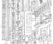 Coloriage et dessins gratuit Tokyo Xxl à imprimer