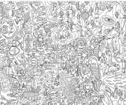 Coloriage Xxl animaux de l'oc&eacute;an