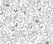 Coloriage Xxl carebears omy