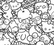 Coloriage Xxl chats mignons