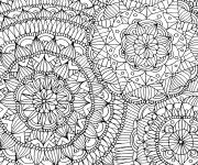 Coloriage Xxl mandala anti-stress