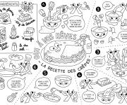 Coloriage Xxl repas omy