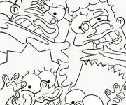 Coloriage Xxl Simpson