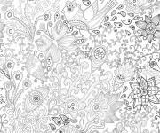 Coloriage et dessins gratuit Adulte stylisé à imprimer