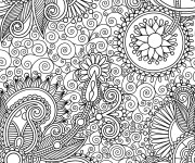 Coloriage et dessins gratuit Anti-Stress Nature difficile à imprimer