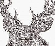 Coloriage et dessins gratuit Anti-Stress Zen Animal à imprimer