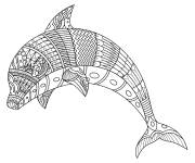 Coloriage Dauphin dauphin facile