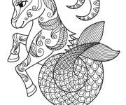 Coloriage Signe Capricorne zentangle