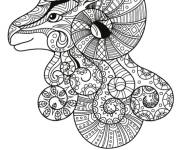Coloriage Zentangle zodiaque B&eacute;lier