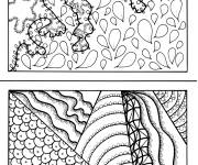 Coloriage Illustrations Zentangle