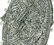 Coloriage Zentangle Anc&ecirc;tres