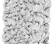 Coloriage Zentangle complexe ps