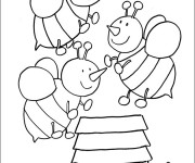 Coloriage Abeilles sur La Ruche