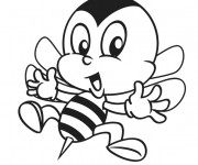 Coloriage Une Petite Abeille
