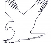 Coloriage Aigle &agrave; compl&eacute;ter