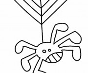Coloriage Petite Araign&eacute;e jouet