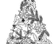 Coloriage Sapin de No&euml;l r&eacute;aliste