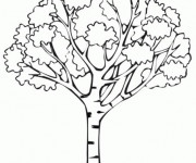 Coloriage Arbre en Afrique