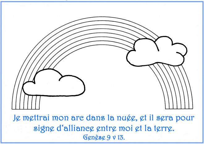 Coloriage arc en ciel pour enfant - Dessin gratuit à imprimer